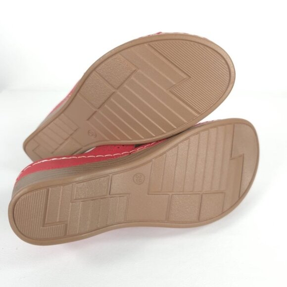 NWOT SHIBEVER Low Comfortable Wedge Platform Sandal Open stow Slip On Sz 39 US 8 - Picture 16 of 16